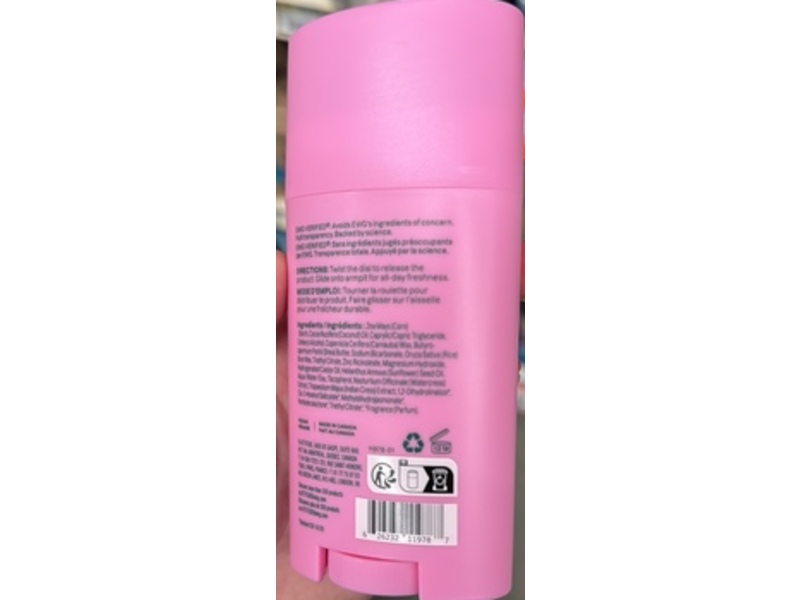 Attitude Super Leaves Deodorant, Coconut & Wild Berries, 2.64 oz/75 g