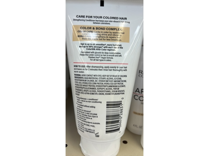 Revlon ColorSilk After Color Conditioner, 7.1 fl oz/210 mL