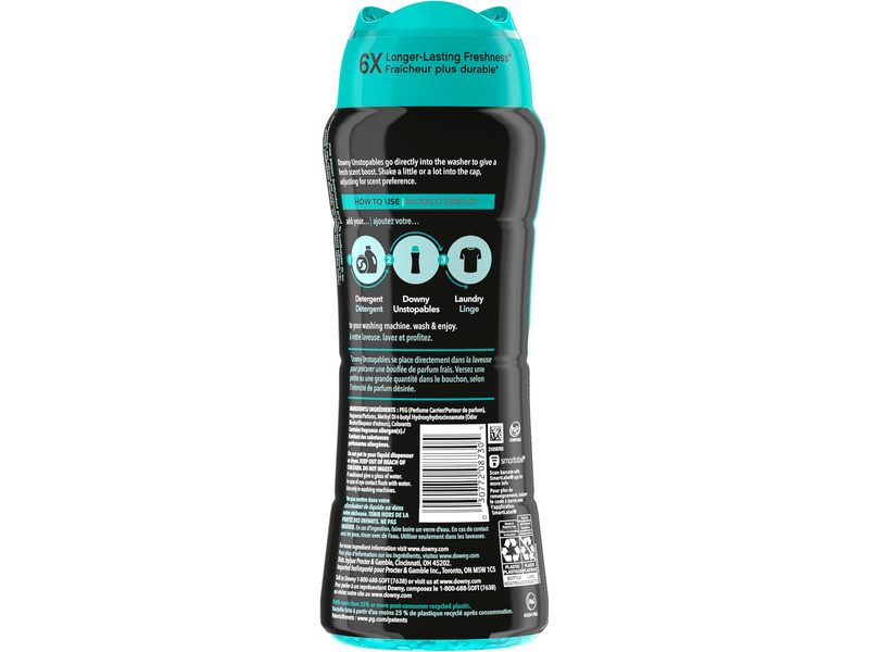 Downy Unstopables In-Wash Scent Booster Beads, Fresh, 18.2 oz/515 g
