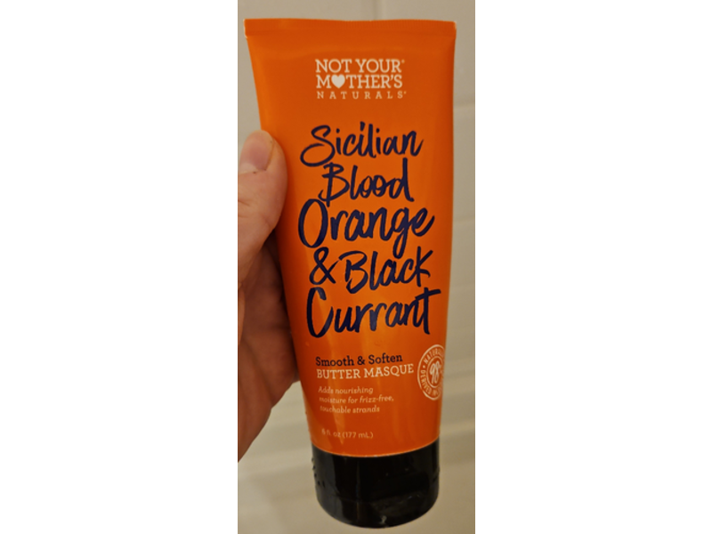 Not Your Mothers Smooth & Soften Butter Masque, Sicilian Blood Orange & Black Currant, 6 fl oz/177 mL