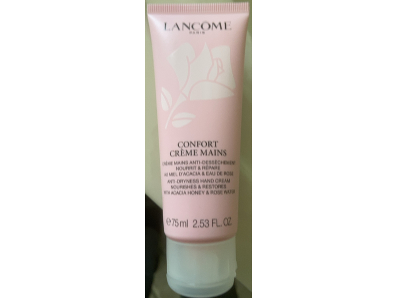 Lancome Confort Hand Cream, Acacia Honey & Rose Water, 6 fl oz/75 mL