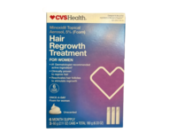 CVS Health Hair Regrowth Treatment, Minoxidil Topical Aerosol 5%, Unscented, 2.11 oz/60 g, 3 Count - thumbnail 1