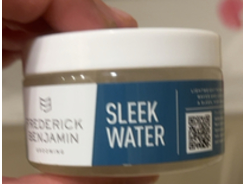 Frederick Benjamin Sleek Water-Based Pomade, Argan Oil, 3.75 fl oz/100 g
