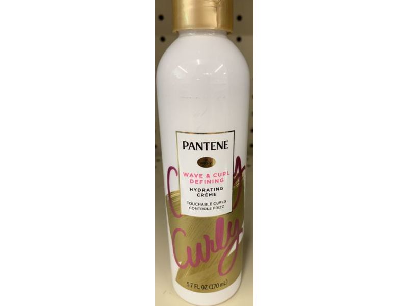 Pantene Wave & Curl Defining Hydrating Creme, 5.7 fl oz/170 mL