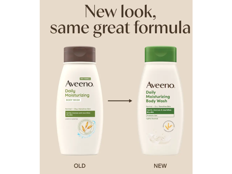 Aveeno Daily Moisturizing Body Wash, Lightly Scented , 18 fl oz/532 mL