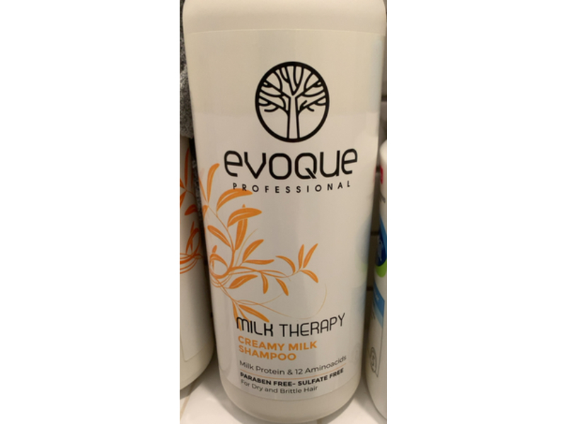 Evoque Milk Therapy Creamy Milk Shampoo, 33.81 fl oz/1000 mL