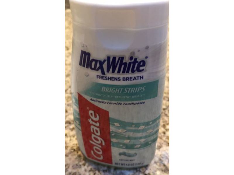 Colgate Max White Toothpaste, Crystal Min, 4.6 oz/130 g, Pack Of 2