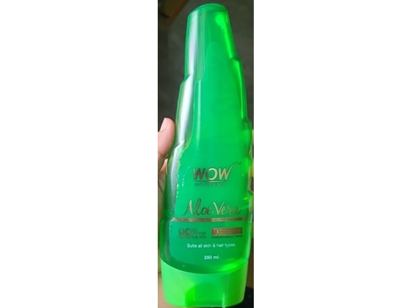 WOW Skin Science Skin & Hair Gel, Aloe Vera, 250 mL