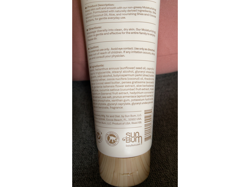 Baby Bum Moisturizing Baby Body Lotion for Sensitive Skin - Banana & Coconut, 8 FL OZ