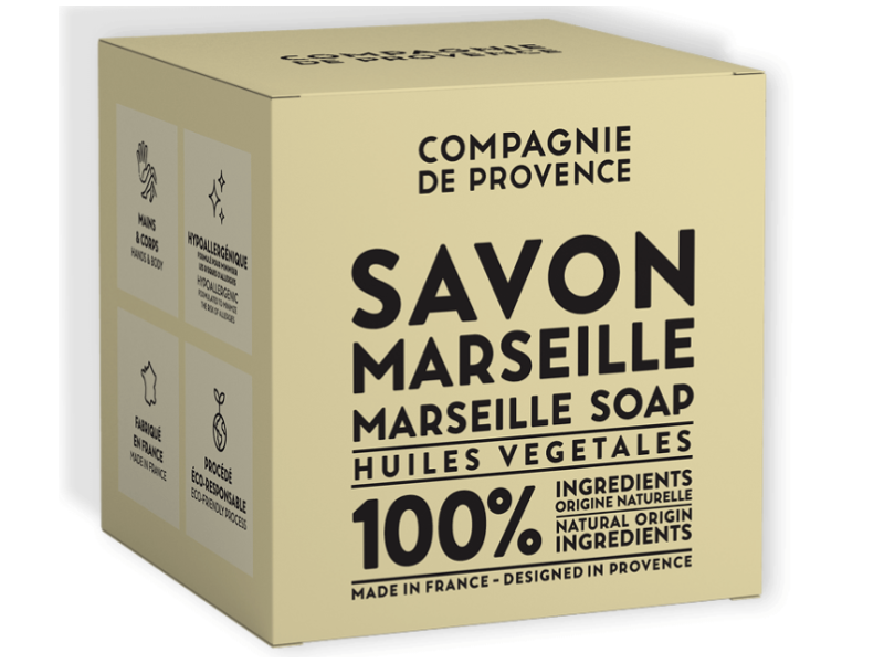 Terra Savon Marseille Soap, Vegetable Oils, 400 g