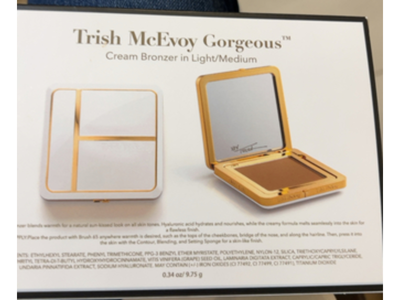 Trish McEvoy Gorgeous Cream Bronzer, Light Medium, 0.34 oz/9.75 g