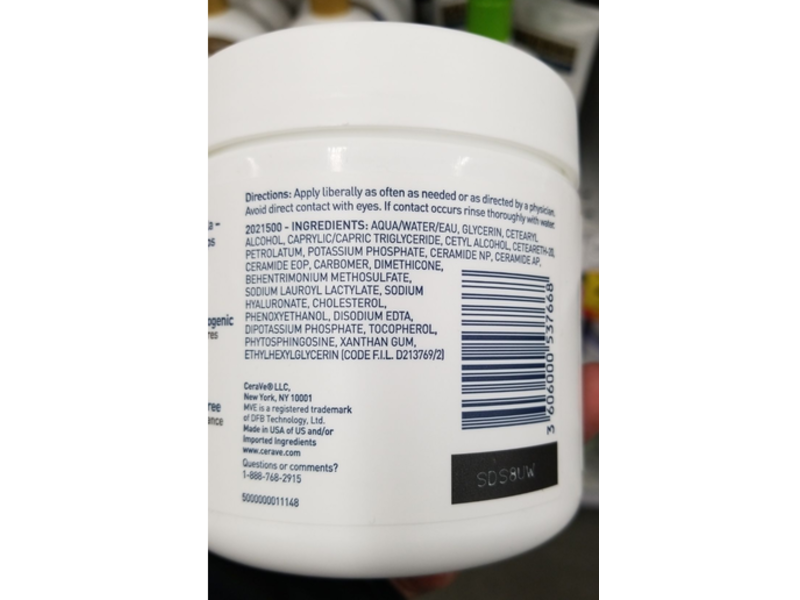 CeraVe Moisturizing Cream, 16 oz/453 g