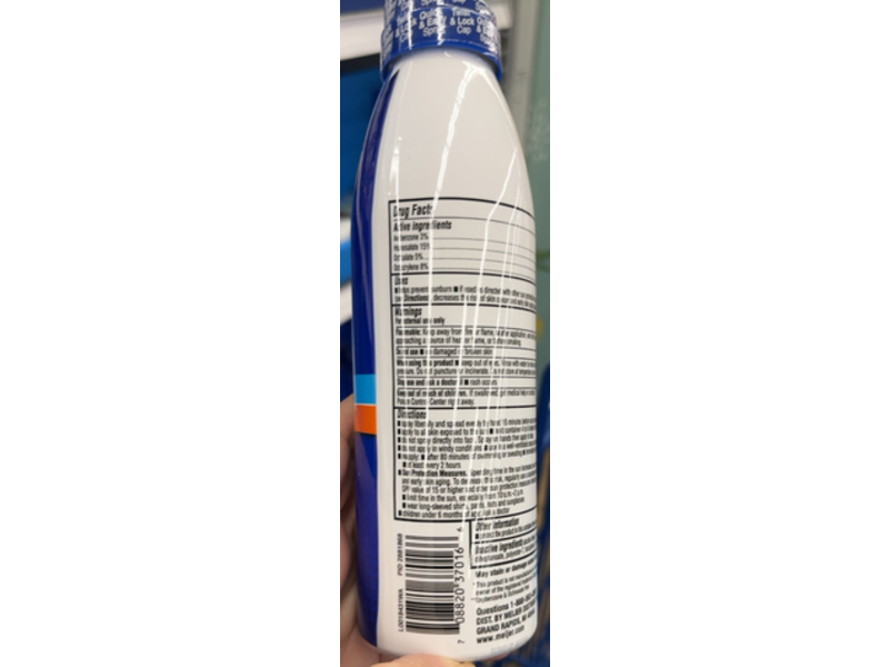 Meijer Sport Sunscreen Spray, SPF 30, 5.5 oz/156 g