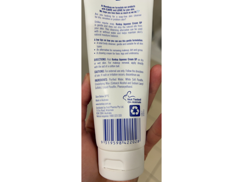 Kenkay Aqueous Cream BP, 100 g