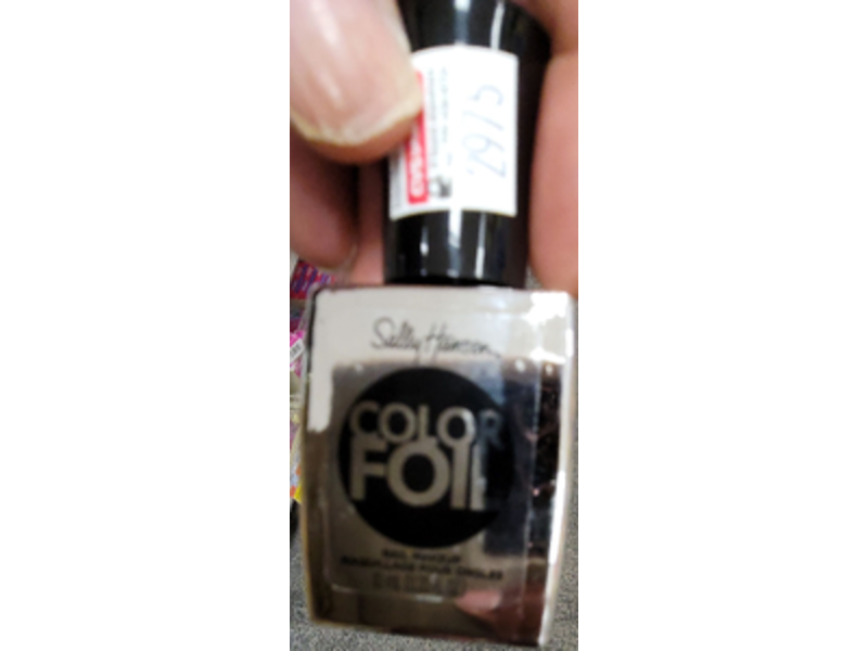 Sally Hansen Color Foil, Steel A Kiss, 0.4 fl oz/11.8 mL