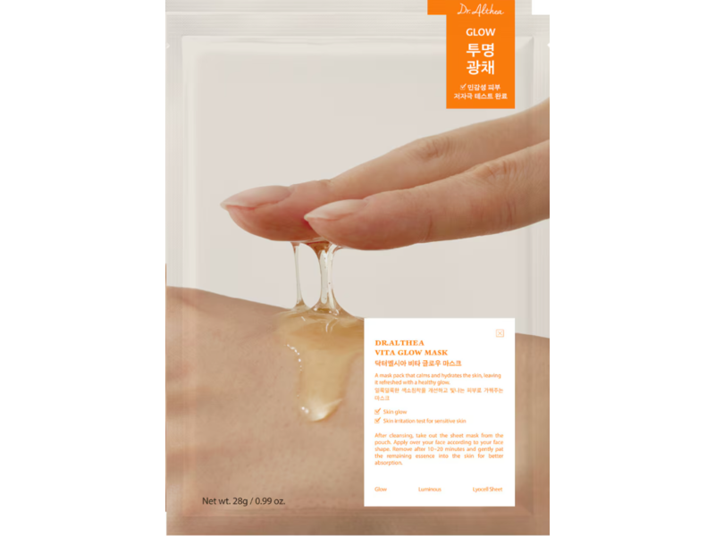 Dr. Althea Vita Glow Mask, 0.99 oz/28 g, Pack Of 4
