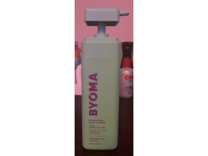 Byoma Hydrating Body Lotion, Tri-Ceramide Complex + Beta Glucan + Shea Butter, 13.52 fl oz/400 mL
