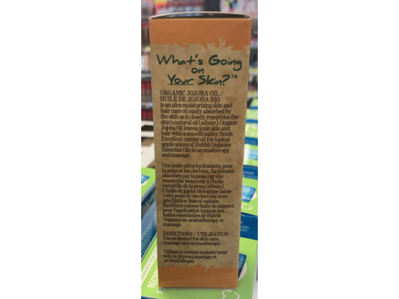 Buhbli Organic Natural Skin Care Oil, Jojoba, 60 mL