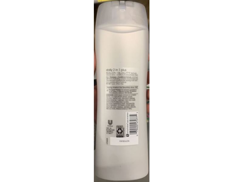 Suave Professionals Daily 2 In 1 Plus Shampoo & Conditioner, Balanced Moisture, 15 fl oz/443 mL