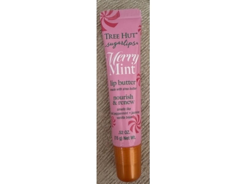 Tree Hut Sugarlips Lip Butter, Merry Mint, 0.52 oz/15 g
