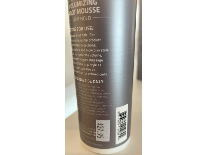 Formula 18 Volumizing Root Mousse, Firm Hold, 6.8 f oz/200 mL
