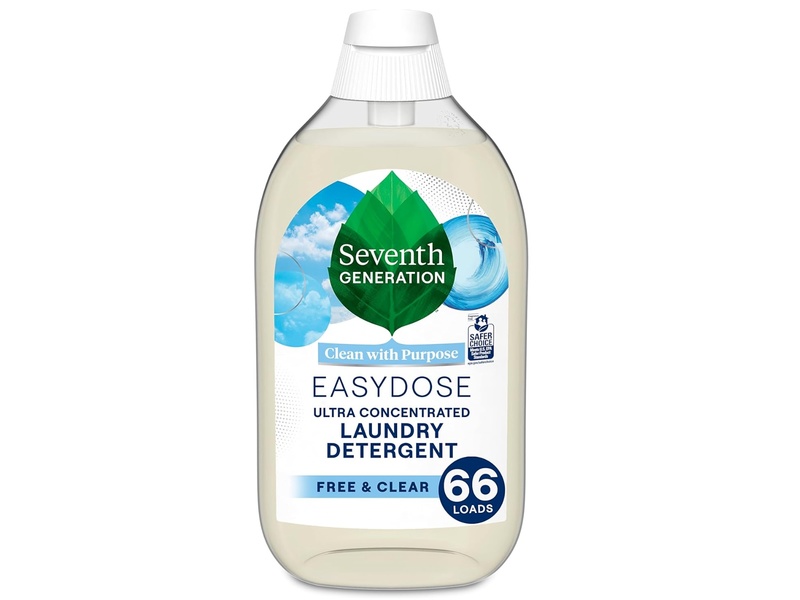 Seventh Generation EasyDose Ultra Concentrated Laundry Detergent, Free & Clear, 66 loads, 23.1 fl oz/683 mL