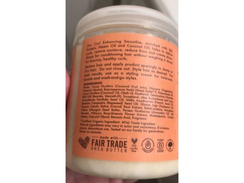 Sheamoisture Curl Enhancing Smoothie, Coconut & Hibiscus, 20 oz/567 g
