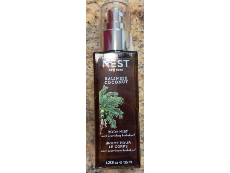 Nest Balinese Coconut Body Mist, Nourishing Boabab Oil, 4.23 fl oz/125 mL
