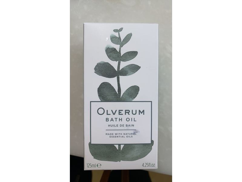 OLVERUM - Natural Bath Oil | Vegan, Cruelty-Free, Revitalizing Clean Beauty Bath Oil (4.25 fl oz | 125 ml)