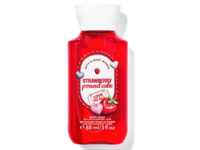 Bath & Body Works Strawberry Pound Cake Body Wash, Pro-Vitamin B5 + Aloe, 3 fl oz/88 mL - Image 2
