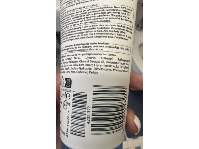 Eucerin Sun Protection Sensitive Relief After-Sun Gel-Cream, 200 mL