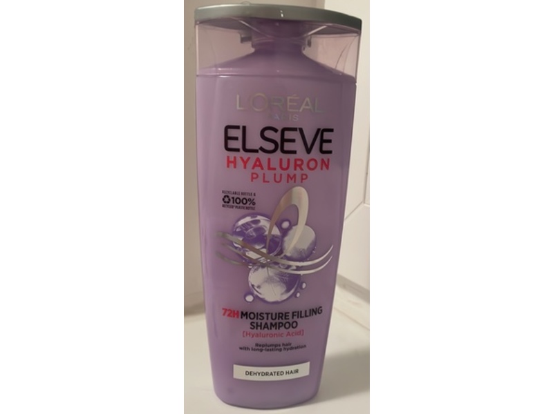 L'Oreal Paris Elseve Moisture Filling Shampoo, Hyaluronic Acid, 150 mL