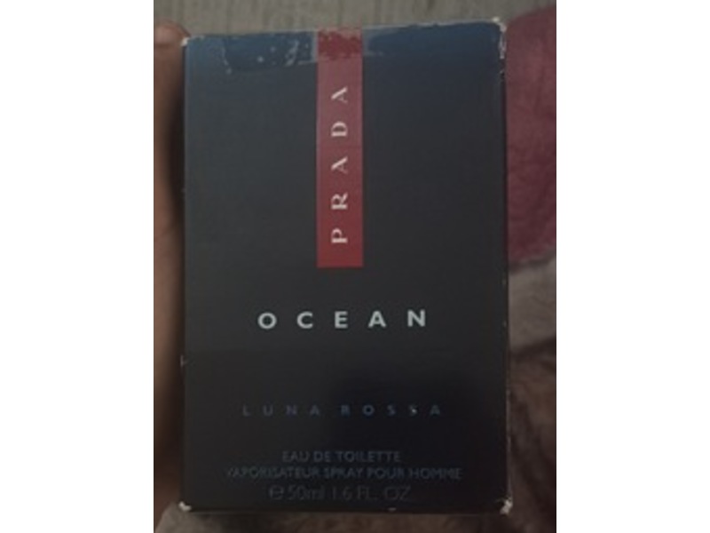 Prada Luna Rossa Eau De Toilette, Ocean, 1.6 fl oz/50 mL