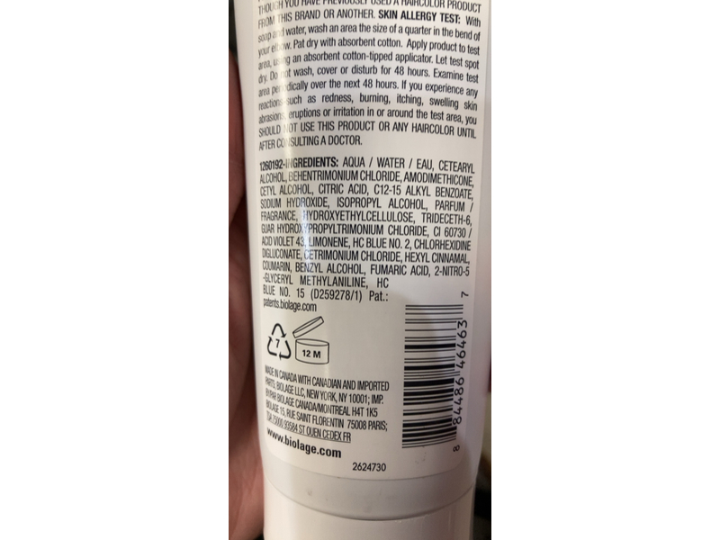 Biolage Color Balm Semi-Permanent Color Depositing Conditioner, Earl Grey,8.5 fl oz/250 mL