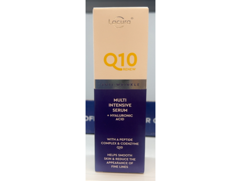 Lacura Q10 Renew Anti-Wrinkle Multi Intensive Serum, Hyaluronic Acid, 50 mL