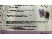 My Beauty Spot Detoxifying Scented Foot Pads, Lavender, 5 Pair, 10 Count - thumbnail 3