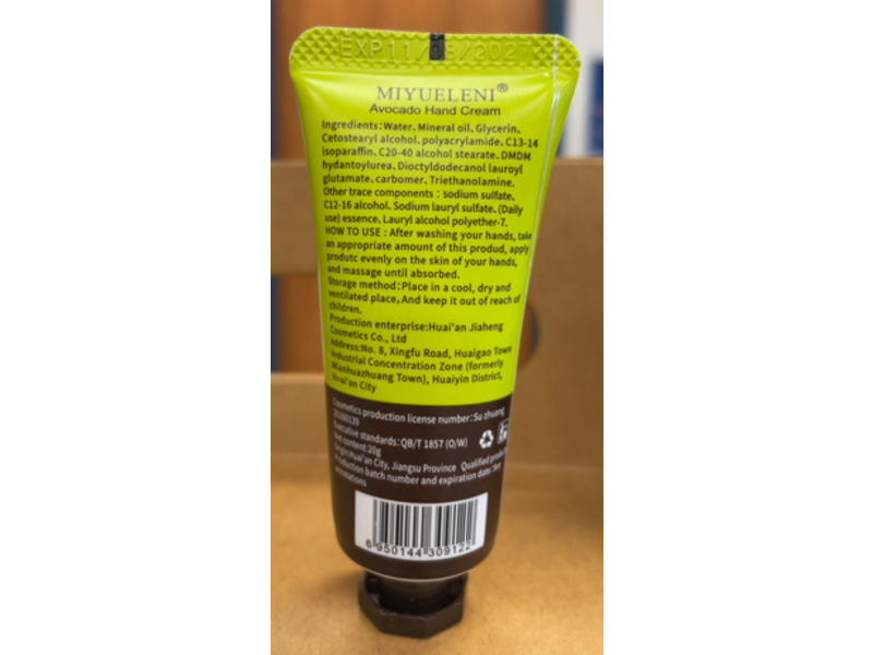 Miyueleni Hand Cream, Avocado, 20 g