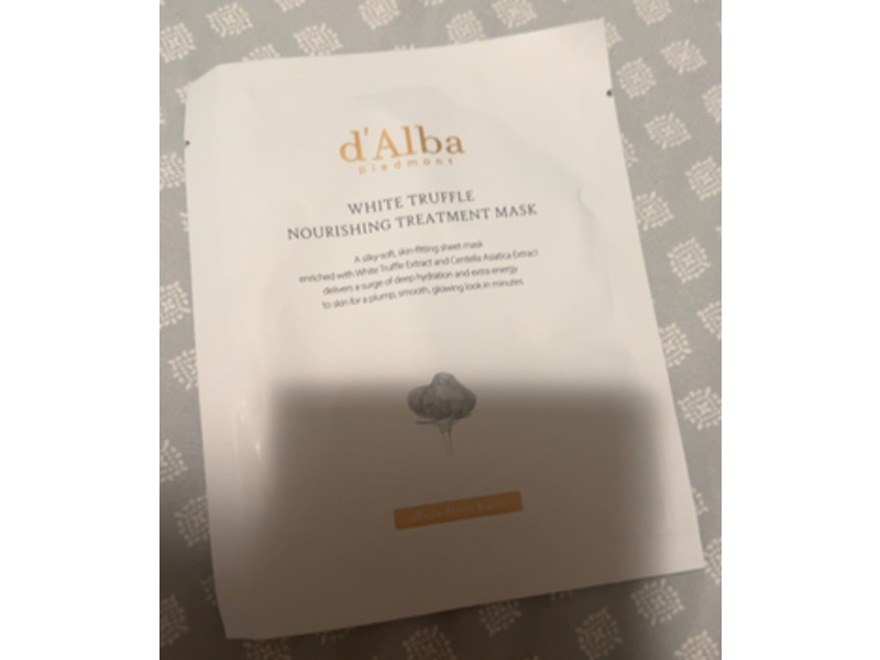 d'Alba Piedmont White Truffle Nourishing Treatment Mask, 0.84 fl oz/25 mL, Pack Of 5