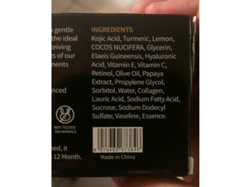 Pipihua Kojic Acid Soap, Lemon + Turmeric & Vitamin E, 200 g, Pack Of 2