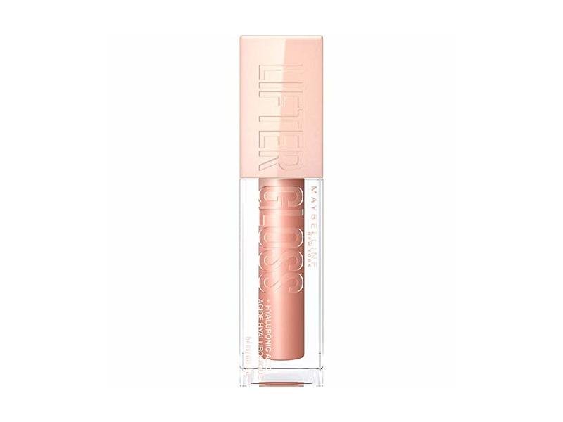 Maybelline Lip Lifter Hydrating Lip Gloss with Hyaluronic Acid, Stone, 0.18 Ounce