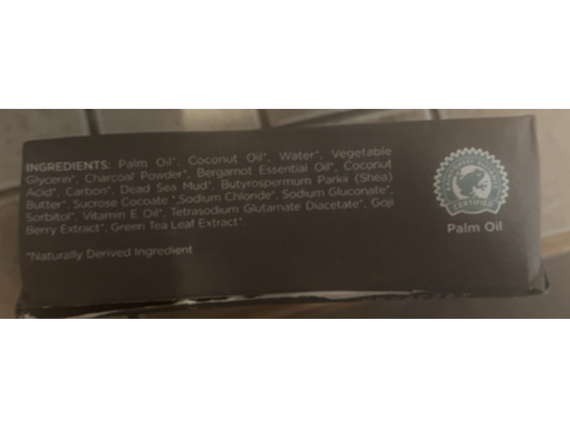 Sunaroma Detoxifying Soap Bar, Charcoal Dead Sea Mineral Mud, 8 oz/226 g, Pack Of 6