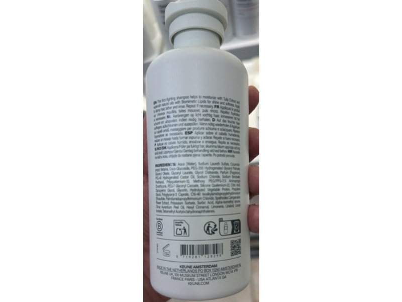 Keune Velvet Smooth Anti-Frizz Shampoo, 10.1 fl oz/300 mL