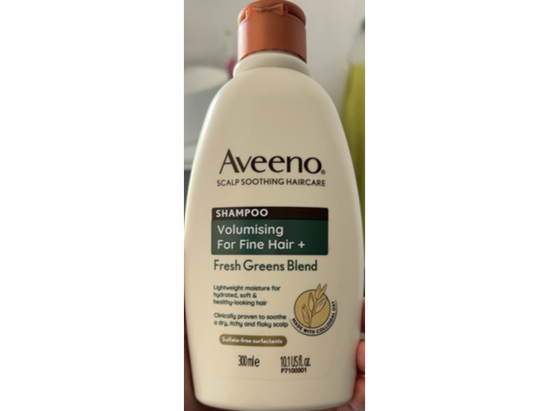 Aveeno Volumizing Shampoo, Fresh Greens Blend, 10.1 fl oz/300 mL
