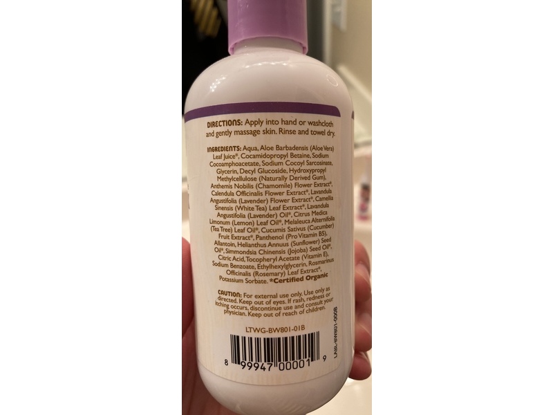 Little Twig Baby Wash, Calming Lavender, 8.5 fl oz/251 mL