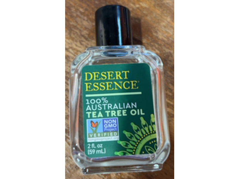 Desert Essence 100% Australian Tea Tree Oil, 2 fl oz/59 mL, Pack Of 2