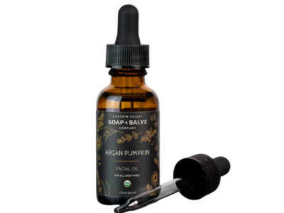 Chargrin Valley Soap & Salve Company Facial Oil, Argan Pumpkin, 1 fl oz/30 mL