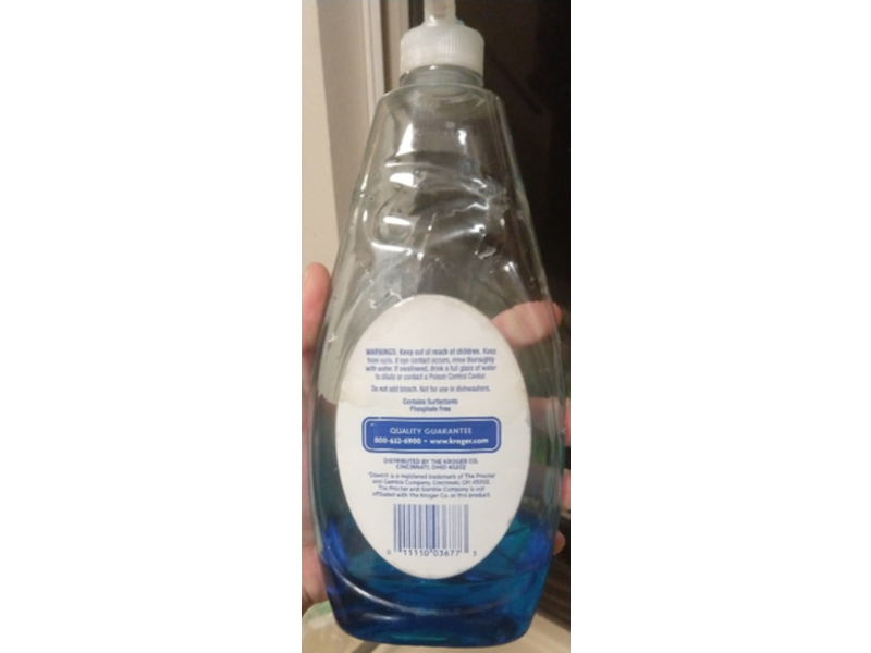 Kroger Grease Cleaning Ultra Concentrated Dish Soap, Clean Scent, 24 fl oz/709 mL