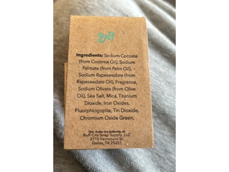 Buff City Soap Soap, Lemon Grass + Eucalyptus, 5.5 oz/156 g