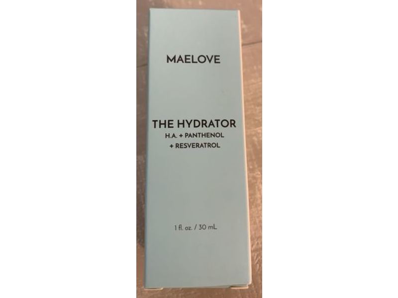 Maelove The Hydrator H.A + panthenol + Resveratrol, 1 fl oz/30 ml
