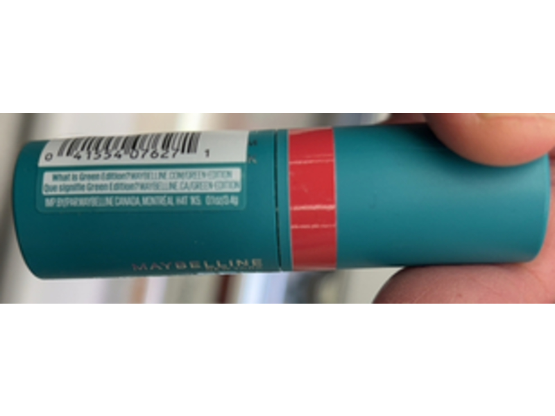 Maybelline Green Edition Butter Bullet Cream Lipstick, Floral, 0.12 oz